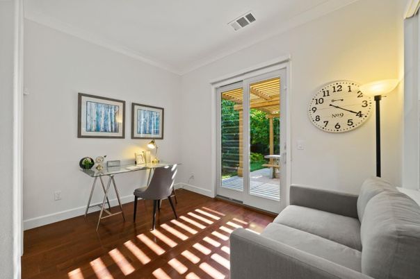 Home Office, Interior, Wood Texture Flooring