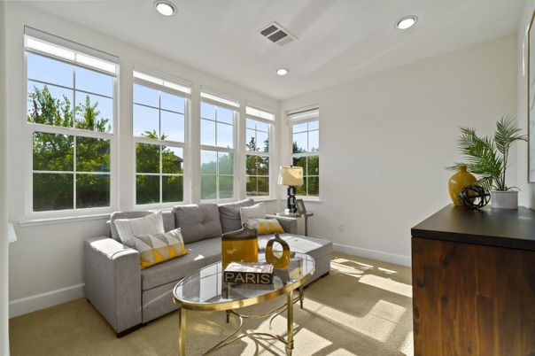 Interior, Living room, Recessed Lighting