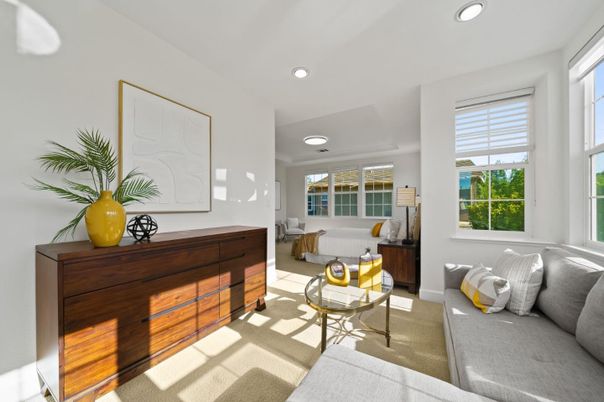 Interior, Living room, Recessed Lighting