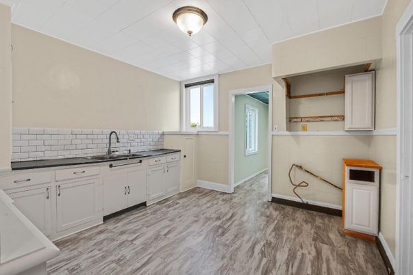 Interior, Kitchen, Wood Texture Flooring