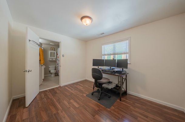 Bathroom, Home Office, Interior, Wood Texture Flooring