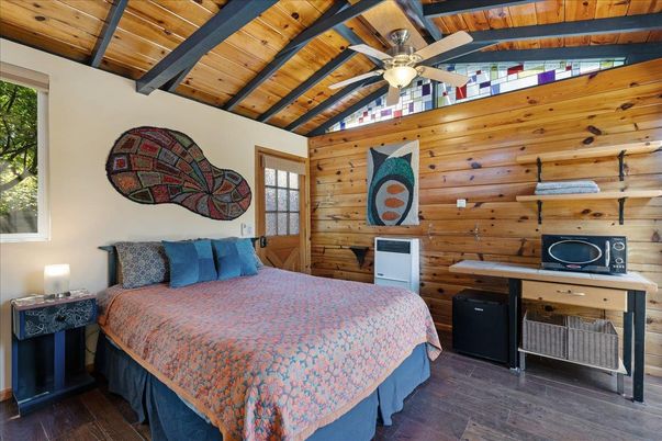 Bedroom, Interior, Wooden Beams, Wooden Ceilings, Wood Texture Flooring, Wooden Walls