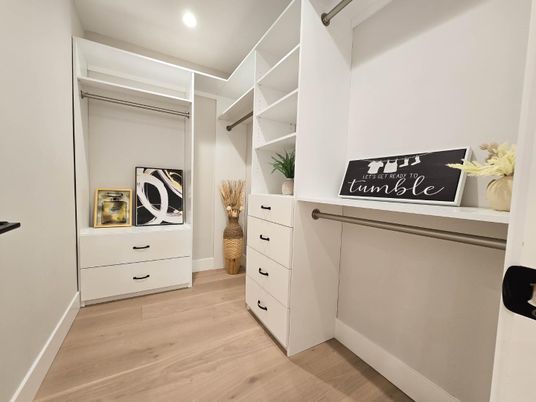 Interior, Recessed Lighting, Walk-in Closets, Wood Texture Flooring