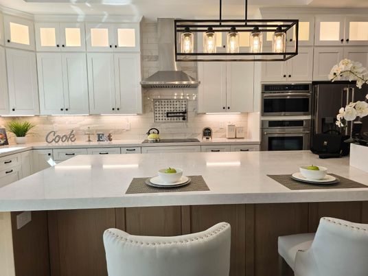 Interior, Kitchen, Pendant Lights, Stainless Steel Appliances