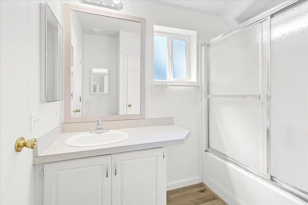 Bathroom, Interior, Wood Texture Flooring