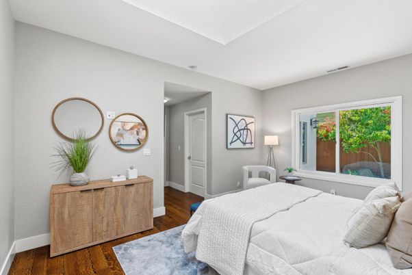 Bedroom, Interior, Wood Texture Flooring