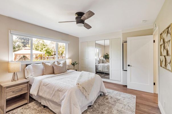 Bedroom, Interior, Wood Texture Flooring