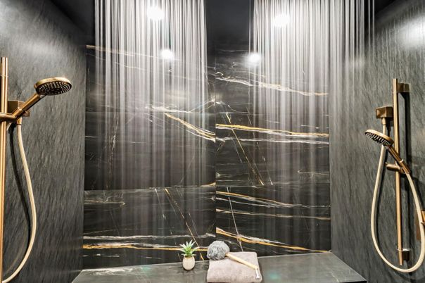 Bathroom, Glass Shower, Interior