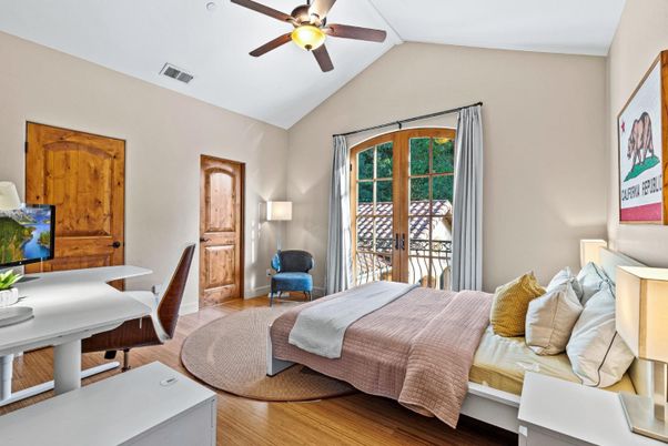 Bedroom, Interior, Wood Texture Flooring