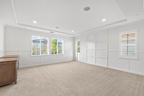 Empty room, Interior, Recessed Lighting