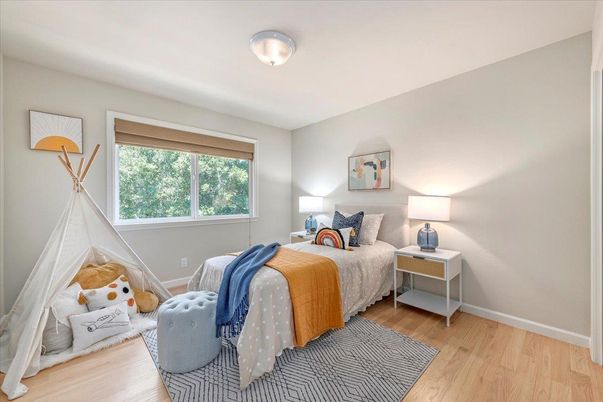 Bedroom, Interior, Wood Texture Flooring