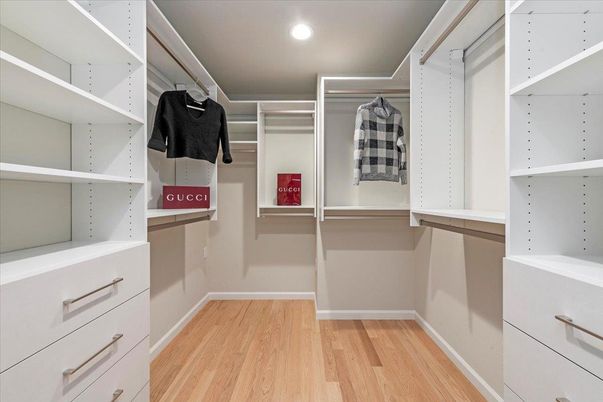 Interior, Recessed Lighting, Walk-in Closets, Wood Texture Flooring