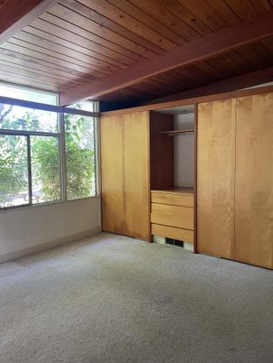 Empty room, Interior, Wooden Beams, Wooden Ceilings, Wooden Walls