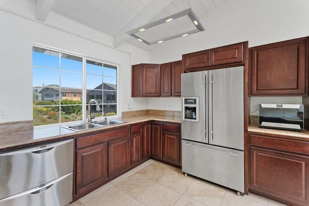 Interior, Kitchen, Recessed Lighting, Stainless Steel Appliances