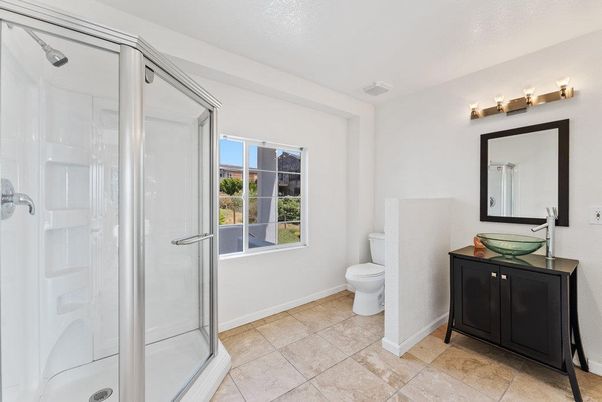 Bathroom, Glass Shower, Interior