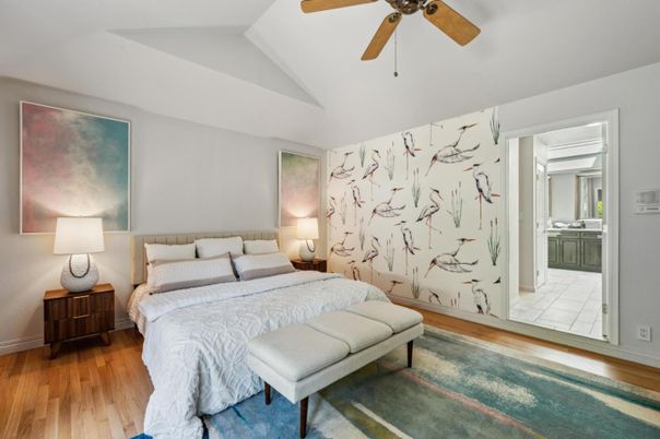 Bedroom, Interior, Wood Texture Flooring