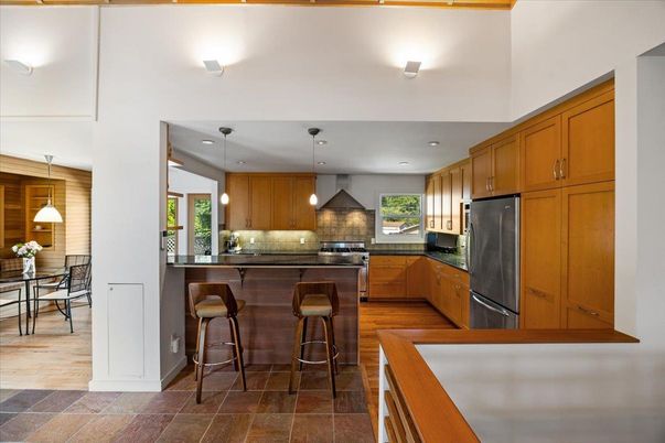Dining room, Interior, Kitchen, Pendant Lights, Recessed Lighting