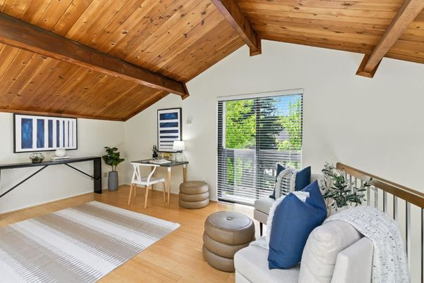 Home Office, Interior, Wooden Beams, Wooden Ceilings, Wood Texture Flooring