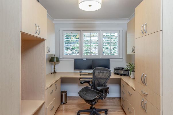 Home Office, Interior, Wood Texture Flooring