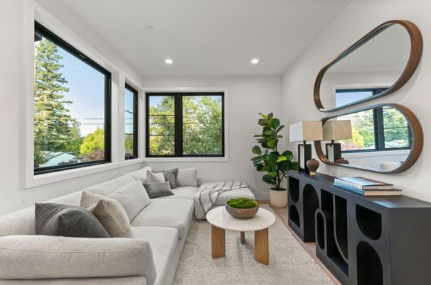 Interior, Living room, Recessed Lighting