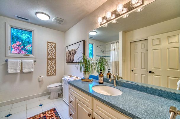 Bathroom, Glass Shower, Interior