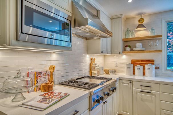 Interior, Kitchen, Recessed Lighting, Stainless Steel Appliances