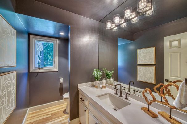 Bathroom, Interior, Wood Texture Flooring