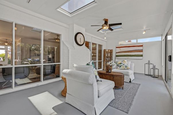 Interior, Stone Walls, Sun Room