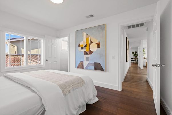 Bedroom, Interior, Wood Texture Flooring