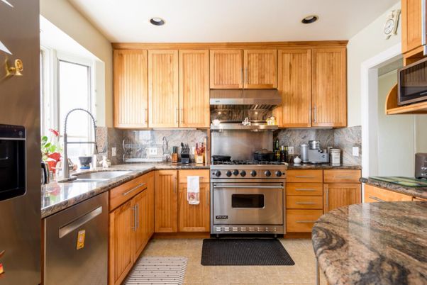 Interior, Kitchen, Recessed Lighting, Stainless Steel Appliances
