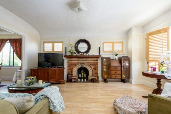 Fireplace, Interior, Wood Texture Flooring