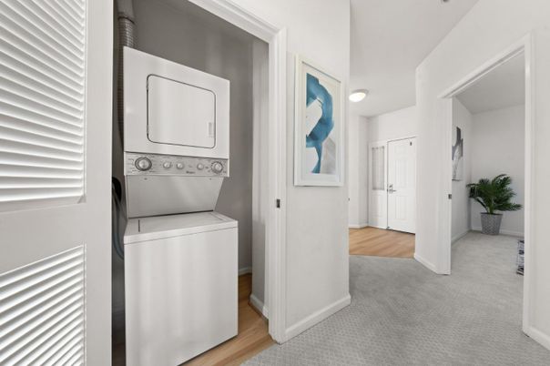 Interior, Utility Closets, Washer, Wood Texture Flooring