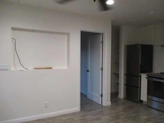 Interior, Kitchen, Wood Texture Flooring