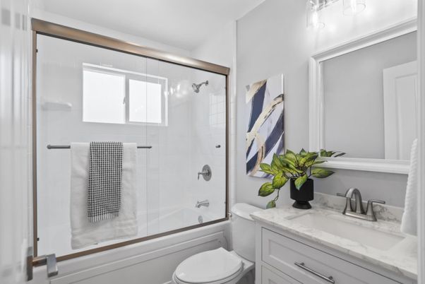 Bathroom, Glass Shower, Interior
