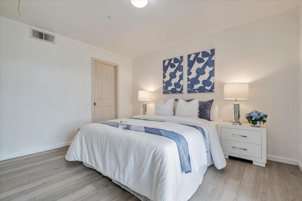 Bedroom, Interior, Wood Texture Flooring