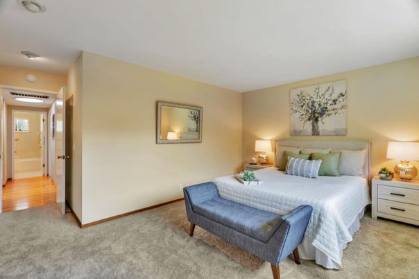 Bedroom, Interior, Wood Texture Flooring