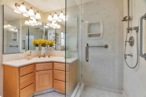 Bathroom, Glass Shower, Interior