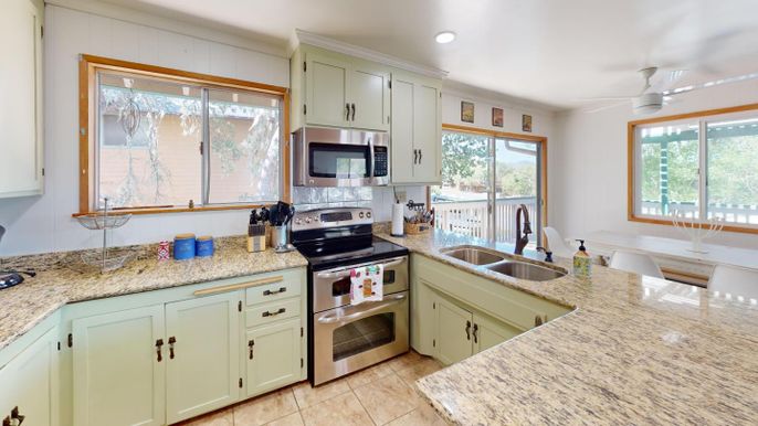 Interior, Kitchen, Recessed Lighting, Stainless Steel Appliances