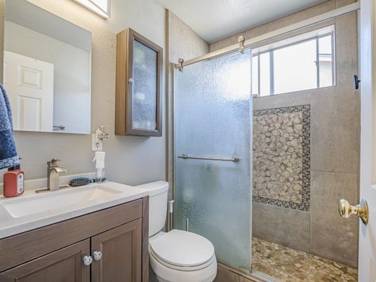 Bathroom, Glass Shower, Interior