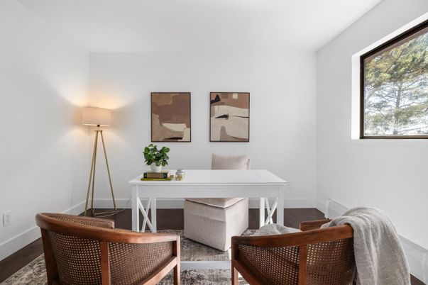 Home Office, Interior, Wood Texture Flooring
