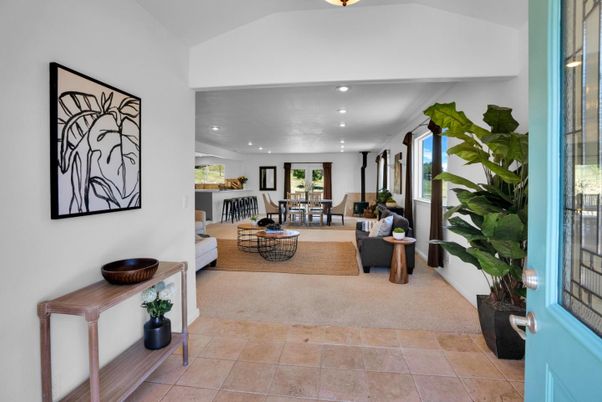 Interior, Living room, Recessed Lighting