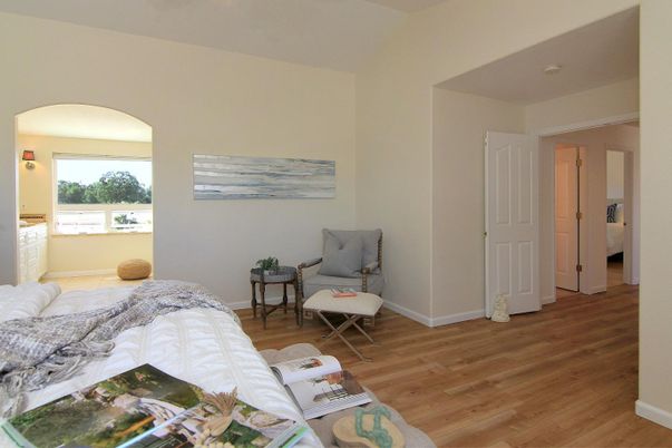 Bedroom, Interior, Wood Texture Flooring