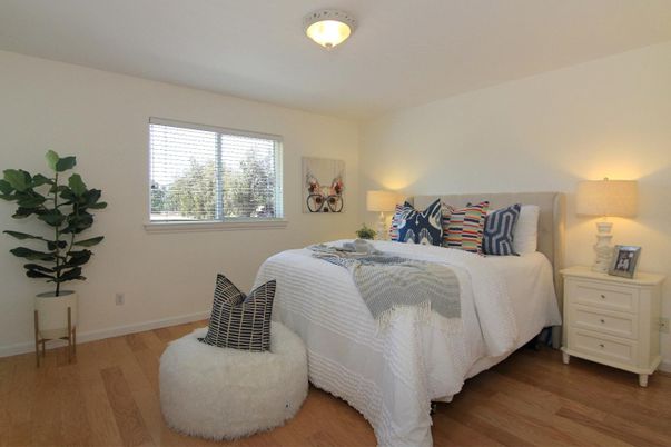 Bedroom, Interior, Wood Texture Flooring