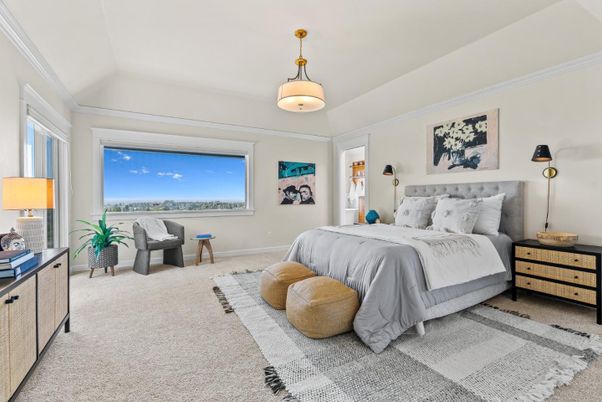 Bedroom, Interior, Pendant Lights