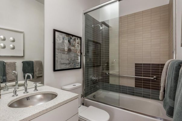 Bathroom, Glass Shower, Interior
