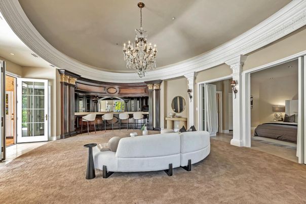 Chandelier, Interior, Recessed Lighting