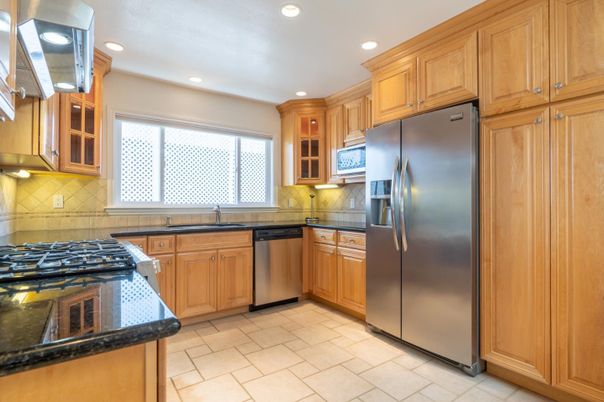 Interior, Kitchen, Recessed Lighting, Stainless Steel Appliances