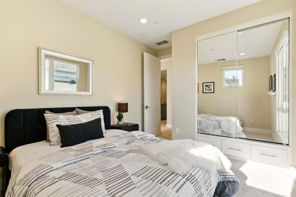 Bedroom, Interior, Recessed Lighting