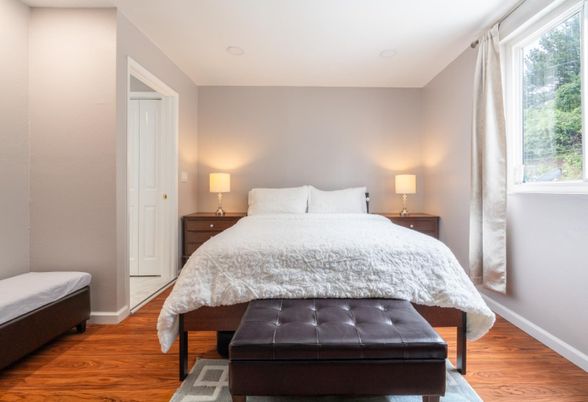 Bedroom, Interior, Wood Texture Flooring