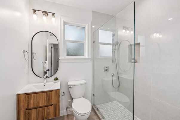 Bathroom, Glass Shower, Interior